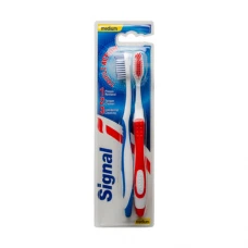 مسواک با عملکرد سه گانه 2 عددی سیگنال|Signal Triple Action Medium Toothbrush 2PCS