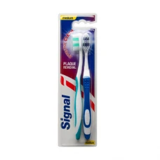 مسواک پاک کننده پلاک دو عددی سیگنال|Signal plaque Removal Medium Toothbrush 2PCS