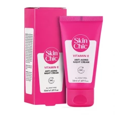 کرم ضد چروک شب حاوی ویتامین E اسکین شیک | Vitamin E Anti Aging Night Cream SKIN CHIC