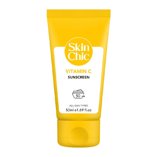 کرم ضد آفتاب SPF50 ویتامین C اسکین شیک | Skin Chic Vitamin C Sunscreen Cream 50 ml