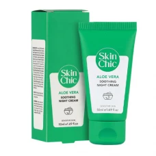 کرم مرطوب‌کننده شب پوست حساس آلوئه‌ورا اسکین شیک | Aloe Vera Soothing Night Cream SKIN CHIC