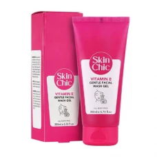 ژل شستشوی صورت مناسب انواع پوست ویتامین E اسکین شیک | Vitamin E Face Wash SKIN CHIC