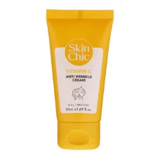 کرم ضد چروک مناسب پوست خسته و استرس‌دار ویتامین C اسکین شیک | Skin Chic Vitamin C Anti Wrinkle Cream for dull and tired skin 50 ml