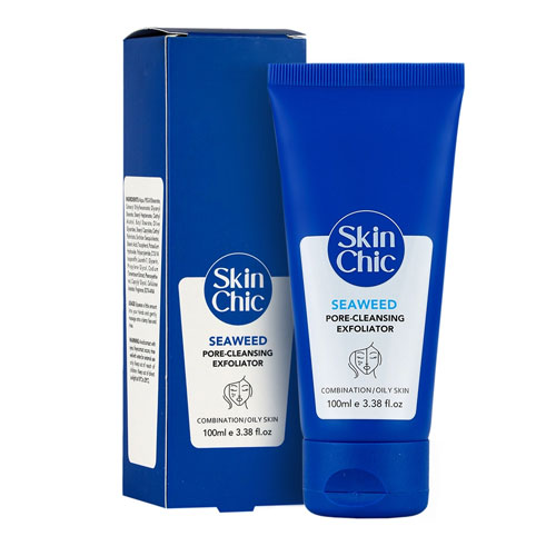 ژل لایه بردار عصاره جلبک دریایی اسکین شیک | Skin Chic Seaweed Pore Cleansing Exfoliator Gel 100 ml