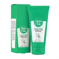 ژل شستشوی صورت مناسب پوست حساس آلوئه‌ورا اسکین شیک | Skin Chic Face Wash Gel Containing Aloe Vera For Sensitive Skin 200 Ml