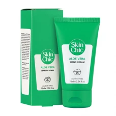 کرم دست آلوئه‌ورا اسکین شیک | SKIN CHIC Aloevera Hand Cream 75ml