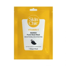 ماسک ورقه‌ای ویتامین C و انبه اسکین شیک | Skin Chic Vitamin C Mango Facial Sheet Mask 18 ml