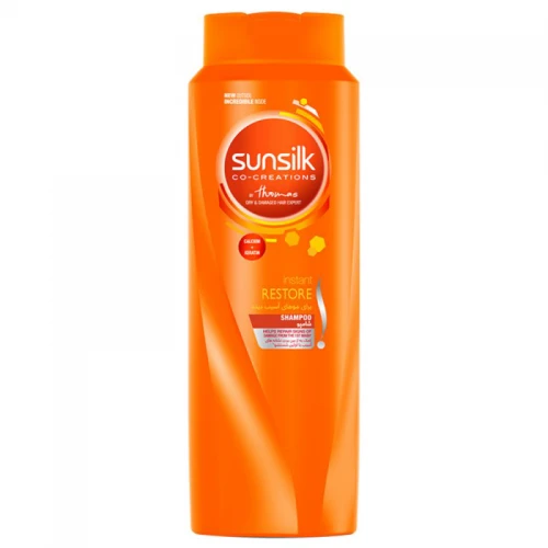 شامپو سان سیلک مدل Instant Restore مناسب موهای آسیب دیده 600 میل|Sunsilk Instant Restore Shampoo For Damaged Hair 600ml