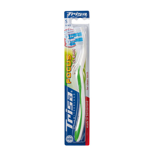 مسواک فوکوس پروکلین با برس نرم تریزا|FOCUS PRO CLEAN TOOTHBRUSH TRISA