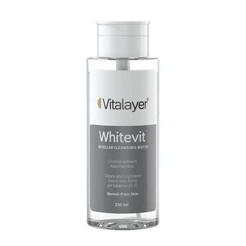 میسلارواتر وایت ویت ویتالیر|Vitalayer Whitevit Micellar Cleansing Water