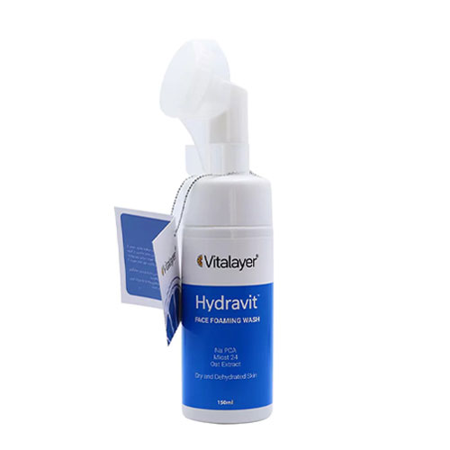 فوم شستشوی پوست خشک هیدراویت ویتالیر|Vitalayer Hydravit Dry and Dehydrated Skin Face Foaming Skin 150ml