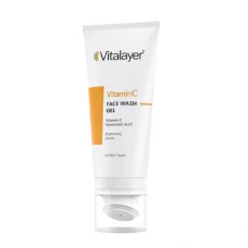 ژل براش شستشوی صورت ویتامین C ویتالیر|vitalayer vitamin c face wash gel