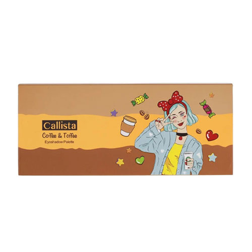 پالت سایه 10 رنگ کد 20 coffee and toffee کالیستا - تصویر 2