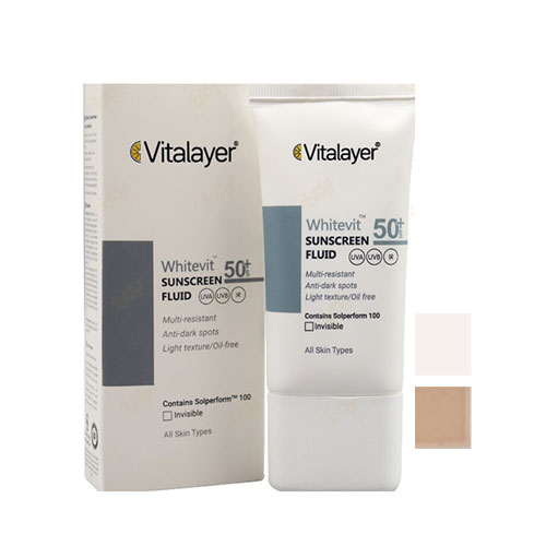 فلوئید ضدآفتاب ضدلک وایت ویت ویتالیر