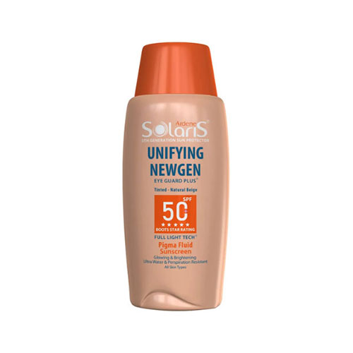 فلوئید ضد آفتاب و ضد لک سولاریس Unifying NEWGEN spf50 بژ طبیعی آردن