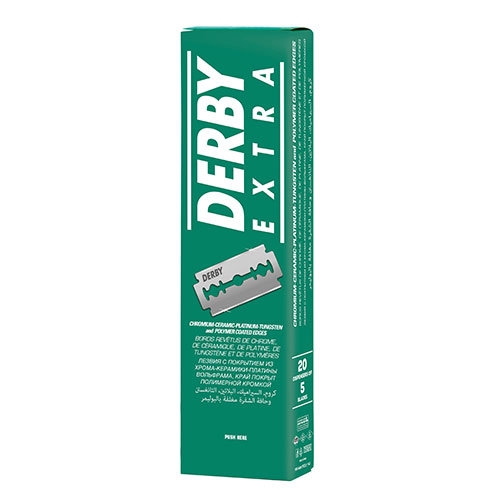تیغ اصلاح سنتی مدل اکسترا 20 بسته 5عددی دربی