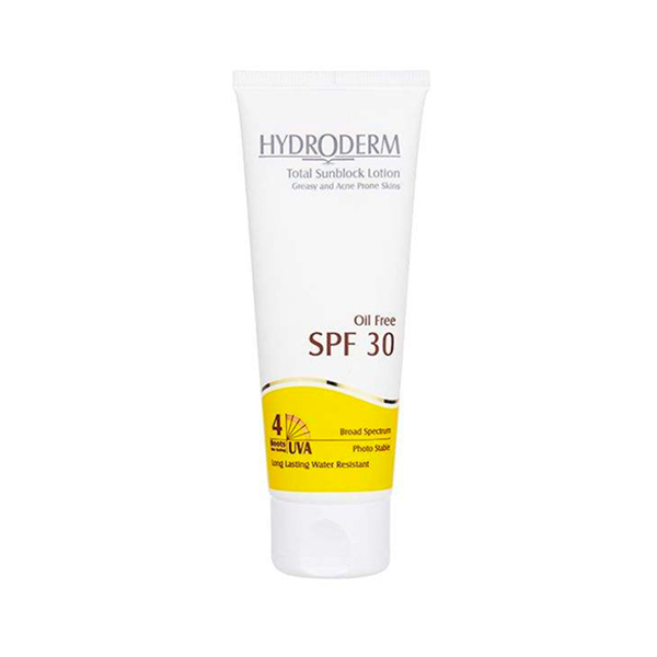 لوسیون ضد آفتاب هیدرودرم با SPF30 حجم 75 میل