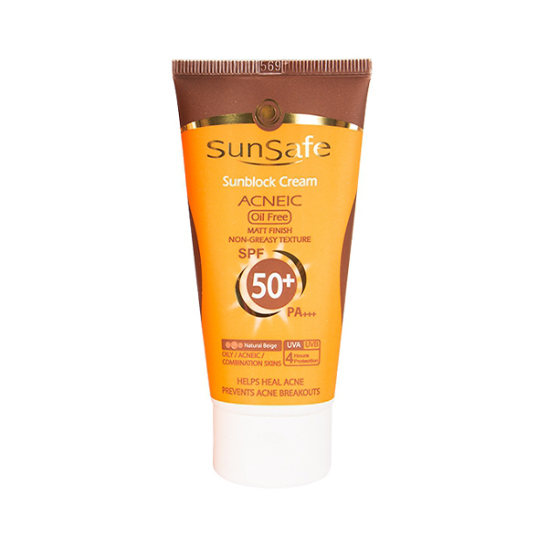 کرم ضد آفتاب فاقد چربی سان سیف با SPF 50