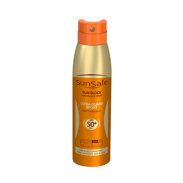 اسپری ضد آفتاب سان سیف با +SPF 50 حجم 50 میل