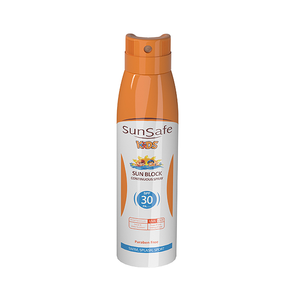 اسپری ضد آفتاب کودکان سان سیف با SPF 30 حجم 50 میل