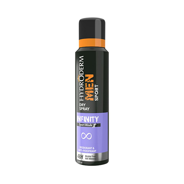 اسپری ضد تعریق مردانه هیدرودرم مدل Infinity Sport حجم 150 میل