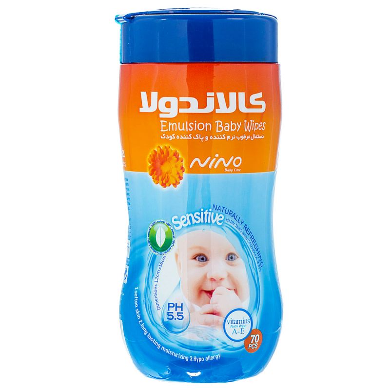دستمال مرطوب کودک کالاندولا نینو