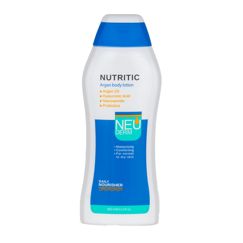 لوسیون بدن نئودرم مدل Nutritic مناسب پوست های نرمال تا خشک